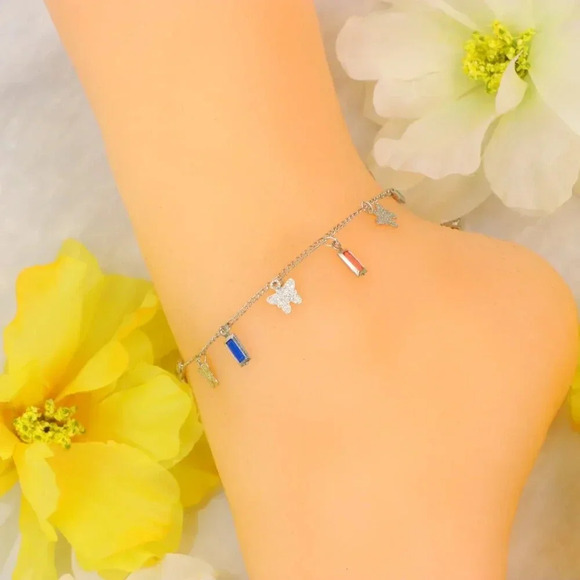 Minimalist Anklet, Sleek & Modern Design, Women’s Fashion, YC110356-A - Picture 8 of 10